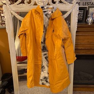 Le Coq Sportif Raincoat with Black and White Inner Pattern